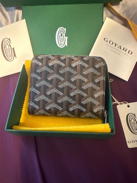 matignon pm wallet|goyard zipper wallet.